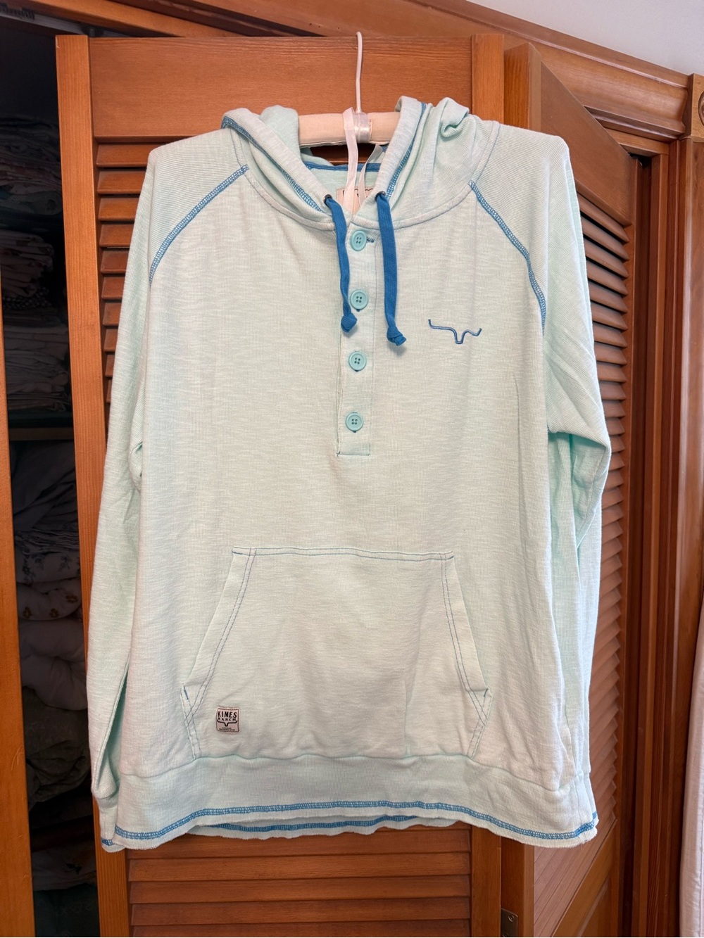 Women’s Kimes Ranch long sleeve hooded pullover shirt XXL